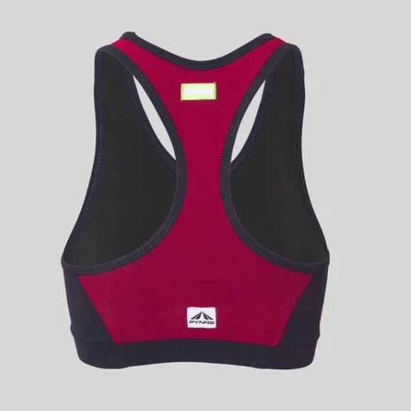 PYNRS Women's Warren Sports Bra - OG Logo Size L in Navy/Maroon - Picture 2 of 8